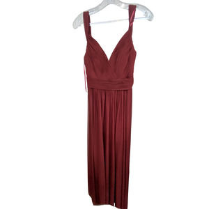 Simply 2 Burgundy Maxi Dress Size 6 Formal Gown
